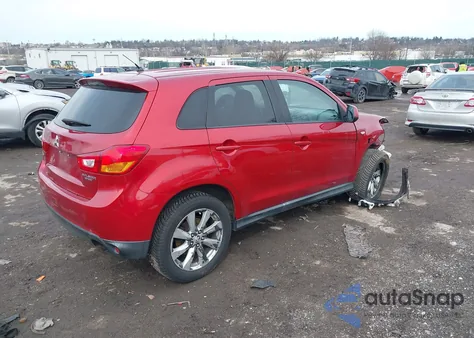 2014 Mitsubishi Outlander Sport Es из США, поврежденный, VIN 4A4AP3AU2EE003147